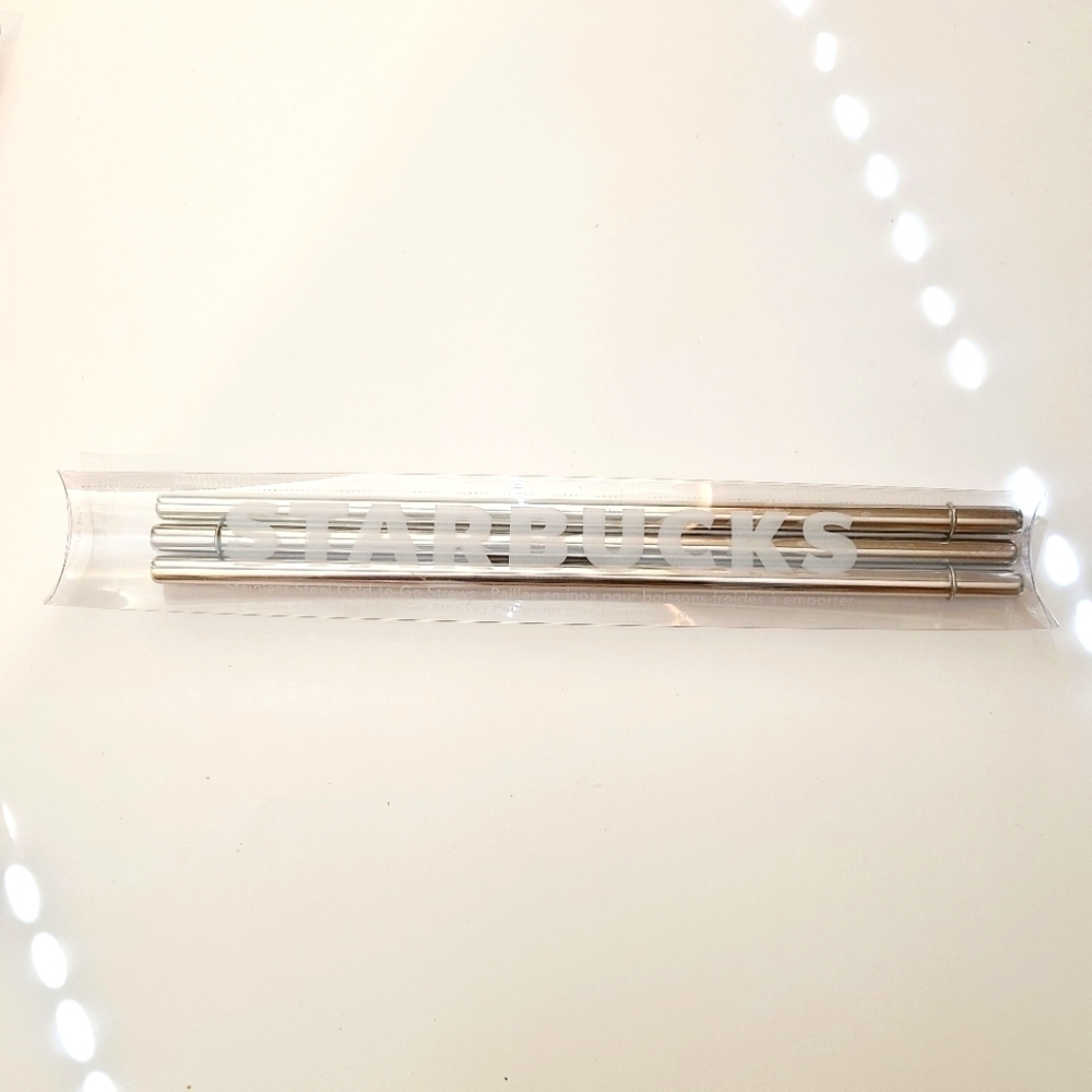 *2 for $30* Starbucks Grande Cup Replacement Straws - Stainless Steel